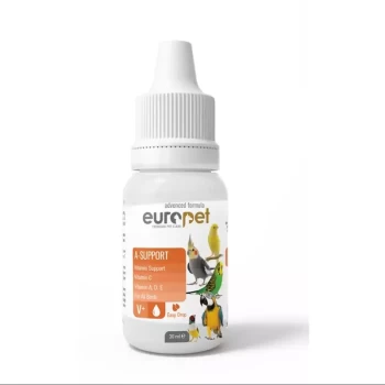 قطره و مکمل ویتامین یوروپت پرندگان Europet A-Support حجم 30 میلی لیتر