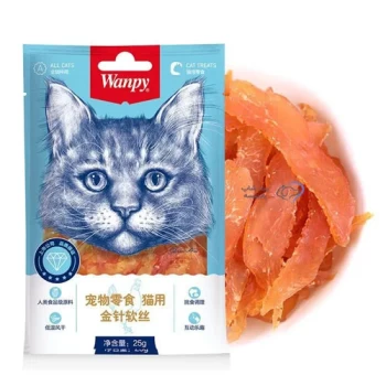 تشویقی گربه ونپی مدل Chicken Jerky Strips وزن 80 گرم