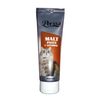 خمیر مالت گربه پرسا مدل malt+vitamin وزن 100 گرم